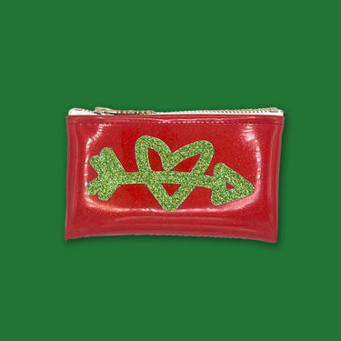 💘 Heart & Arrow Keychain Clutch💘